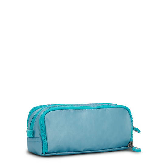 Kipling Gitroy Metallic Pencil Case Väska Turkos | SE 1311DF